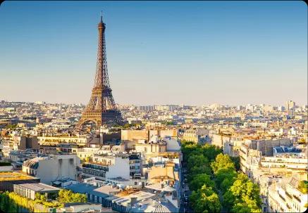 Vue pittoresque de paris, idéale pour un événement