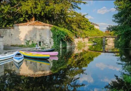 Vue pittoresque de charente, idéale pour un événement