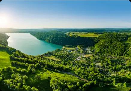 Vue pittoresque de jura, idéale pour un événement
