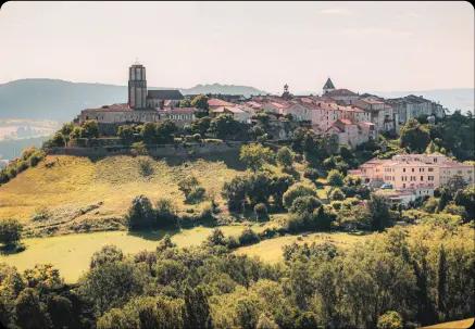 Vue pittoresque de lot-et-garonne, idéale pour un événement