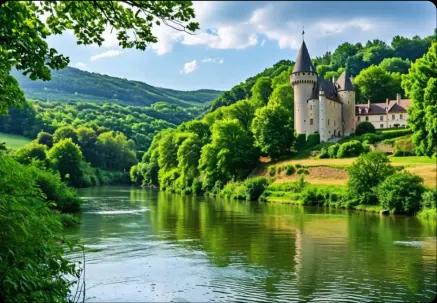 Vue pittoresque de nievre, idéale pour un événement
