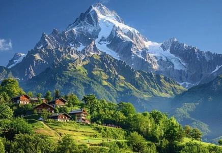 Vue pittoresque de savoie, idéale pour un événement