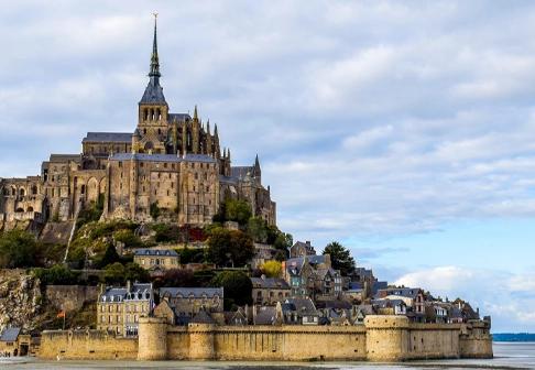 Vue pittoresque de normandie, idéale pour un événement