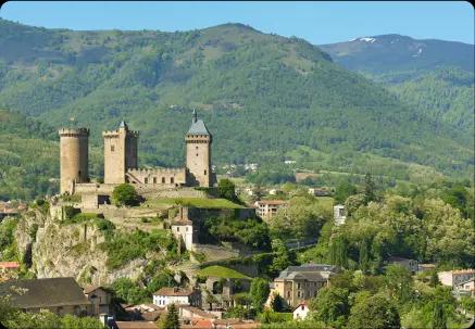 Vue pittoresque de ariege, idéale pour un événement
